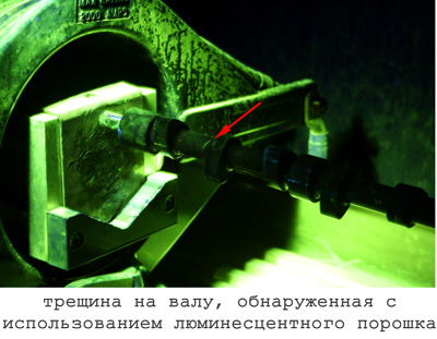 Магнитопорошковый метод неразрушающего контроля